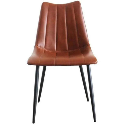 Alibi Vegan Leather Side Dining Chair 2PC - LOOMLAN - Moe's Home - Dining Chairs