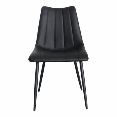 Alibi Vegan Leather Side Dining Chair 2PC - LOOMLAN - Moe's Home - Dining Chairs