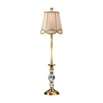 Alice Antique Brass Lead Crystal Table Lamp - LOOMLAN - Wildwood - Table Lamps