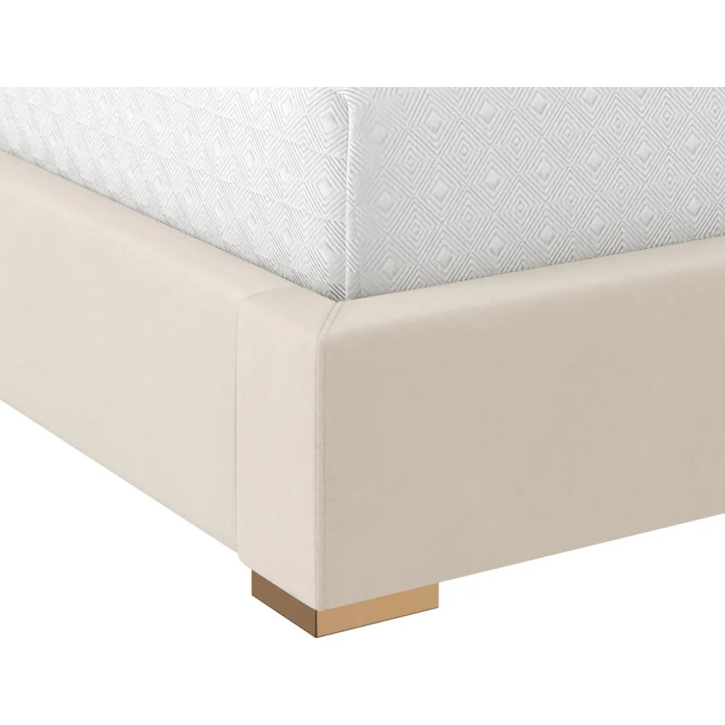 Alisha Fabric King Bed - LOOMLAN - SUNPAN - Beds