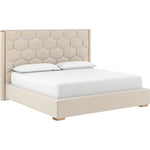 Alisha Fabric King Bed - LOOMLAN - SUNPAN - Beds