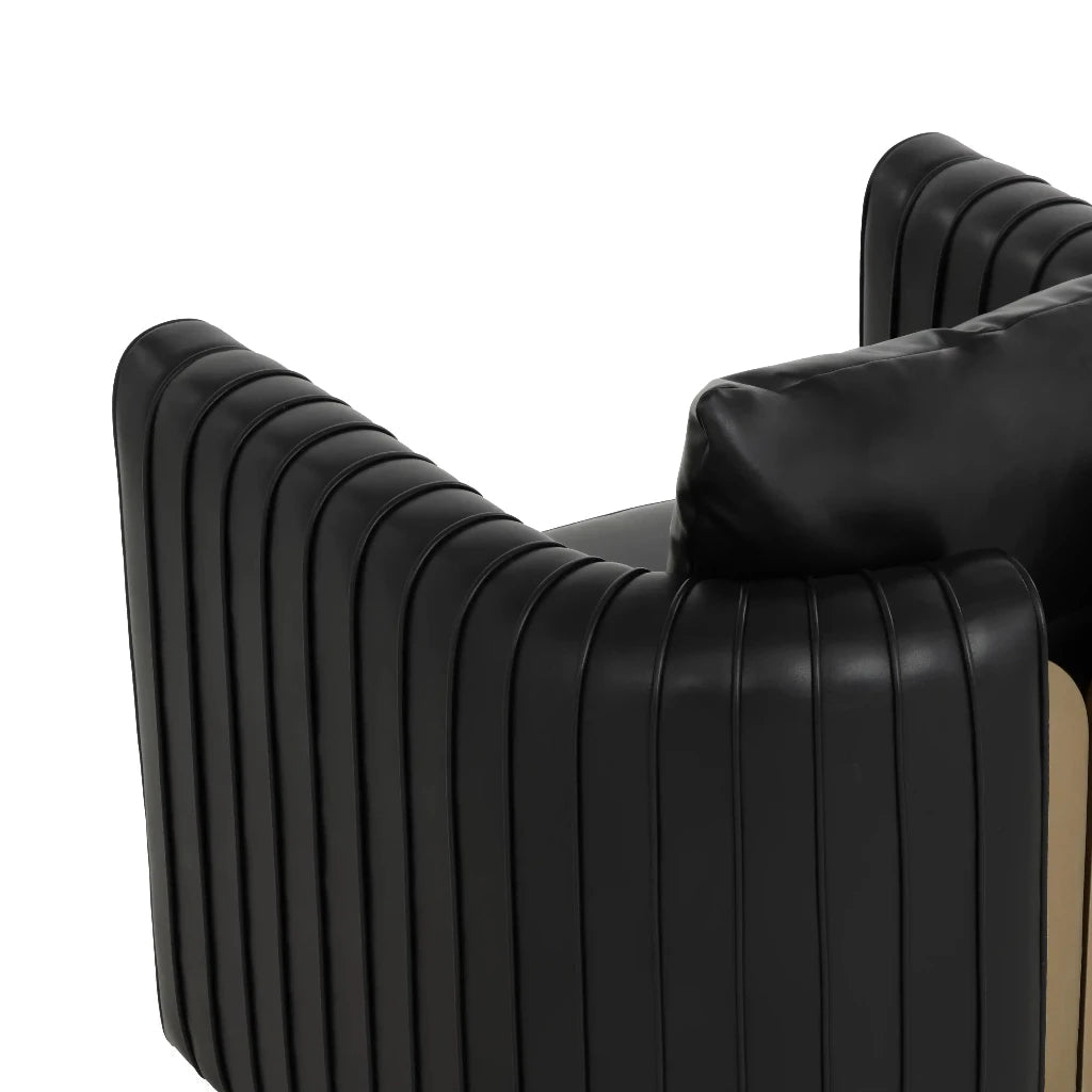 Alix Leather Lounge Chair - LOOMLAN - SUNPAN - Lounge Chairs