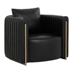 Alix Leather Lounge Chair - LOOMLAN - SUNPAN - Lounge Chairs