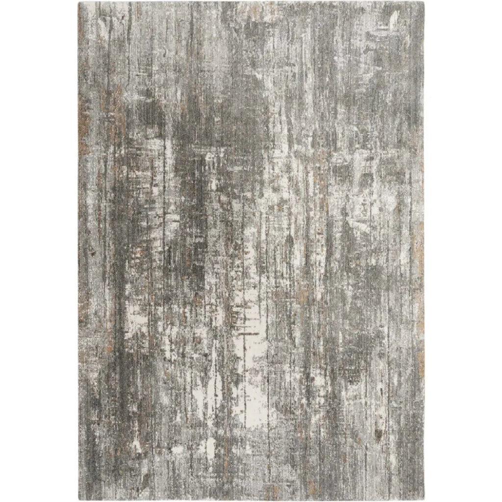 Alke Abstract Gray Large Area Rugs For Living Room - LOOMLAN - LOOMLAN - Area Rugs