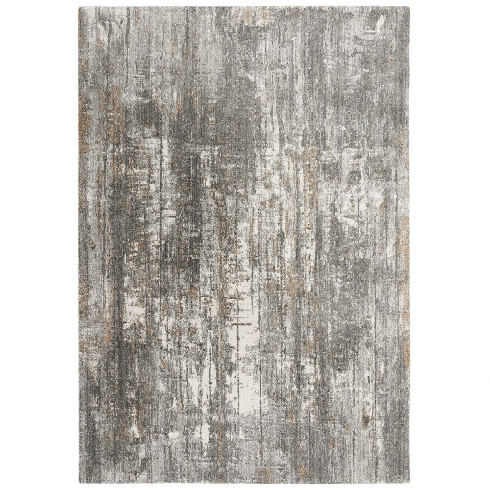 Alke Abstract Gray Large Area Rugs For Living Room - LOOMLAN - LOOMLAN - Area Rugs