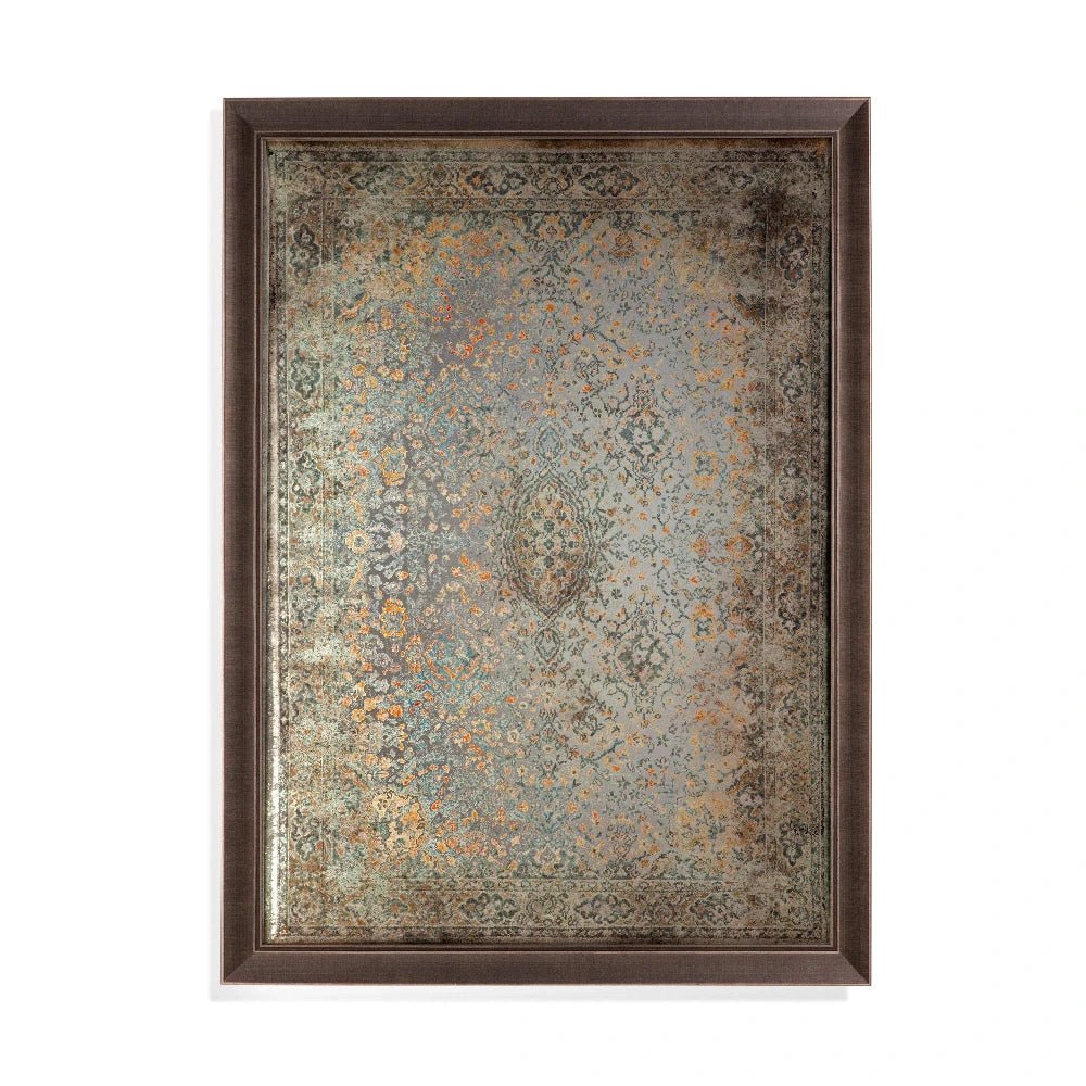 Alladin Wood Brown Vertical Wall Mirror - LOOMLAN - Wall Mirrors