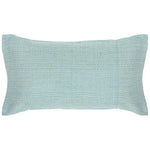 Allegra Aqua Blue Cotton Throw Blanket Set - LOOMLAN - LOOMLAN - Throw Blankets