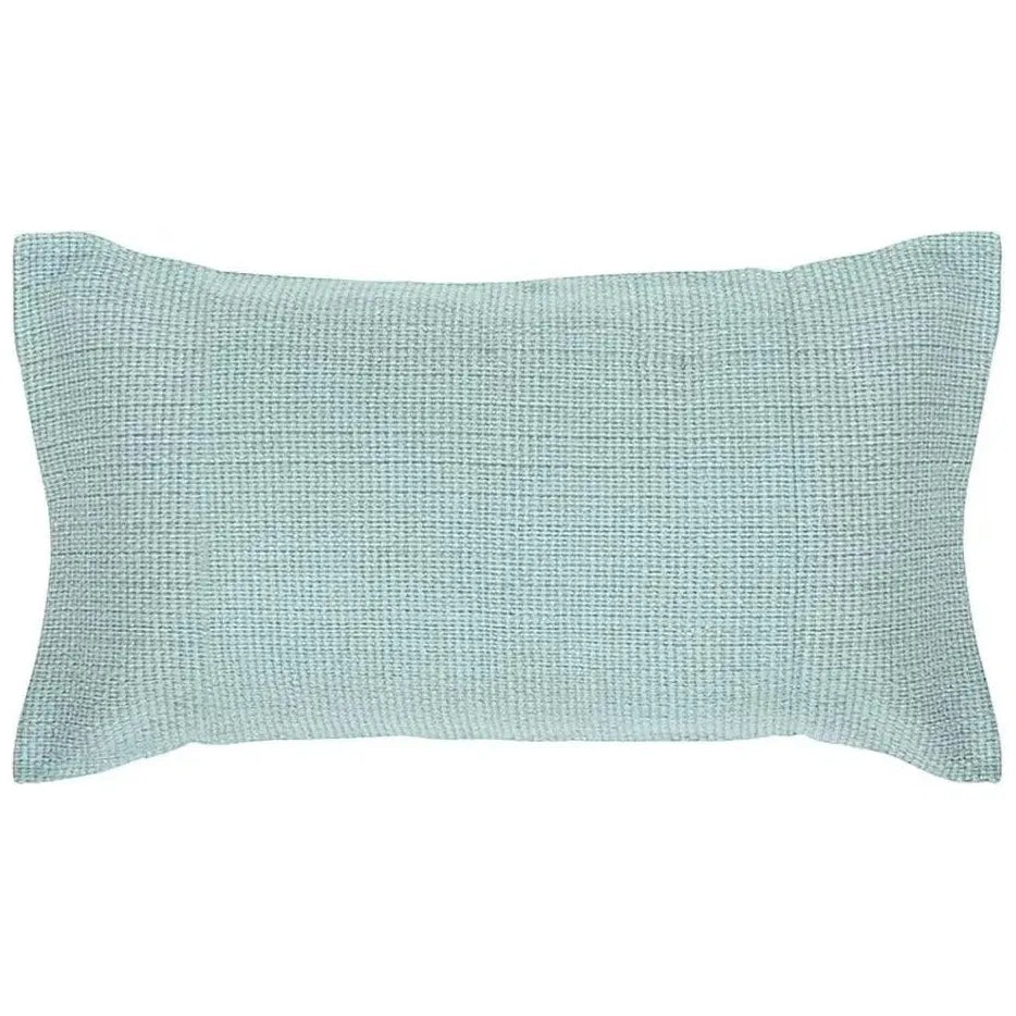 Allegra Aqua Blue Cotton Throw Blanket Set - LOOMLAN - LOOMLAN - Throw Blankets