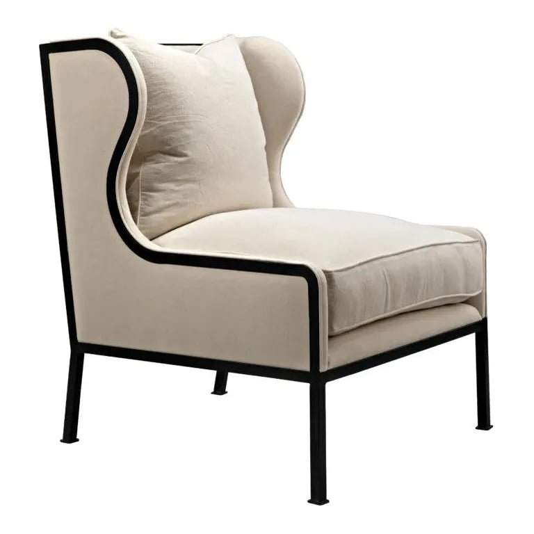 Allende Fabric Armless Chair - LOOMLAN - CFC - Accent Chairs