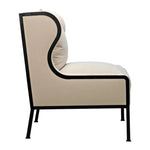 Allende Fabric Armless Chair - LOOMLAN - CFC - Accent Chairs