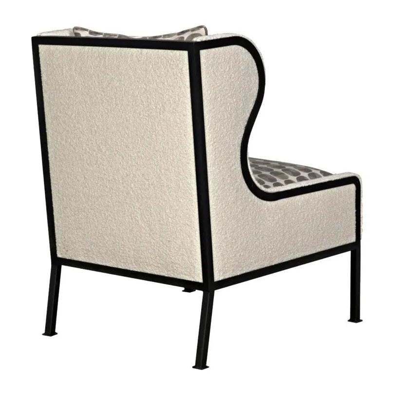 Allende Fabric Armless Chair - LOOMLAN - CFC - Accent Chairs