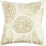 Ally Gold Throw Pillow With Down Insert - LOOMLAN - LOOMLAN - Throw Pillows