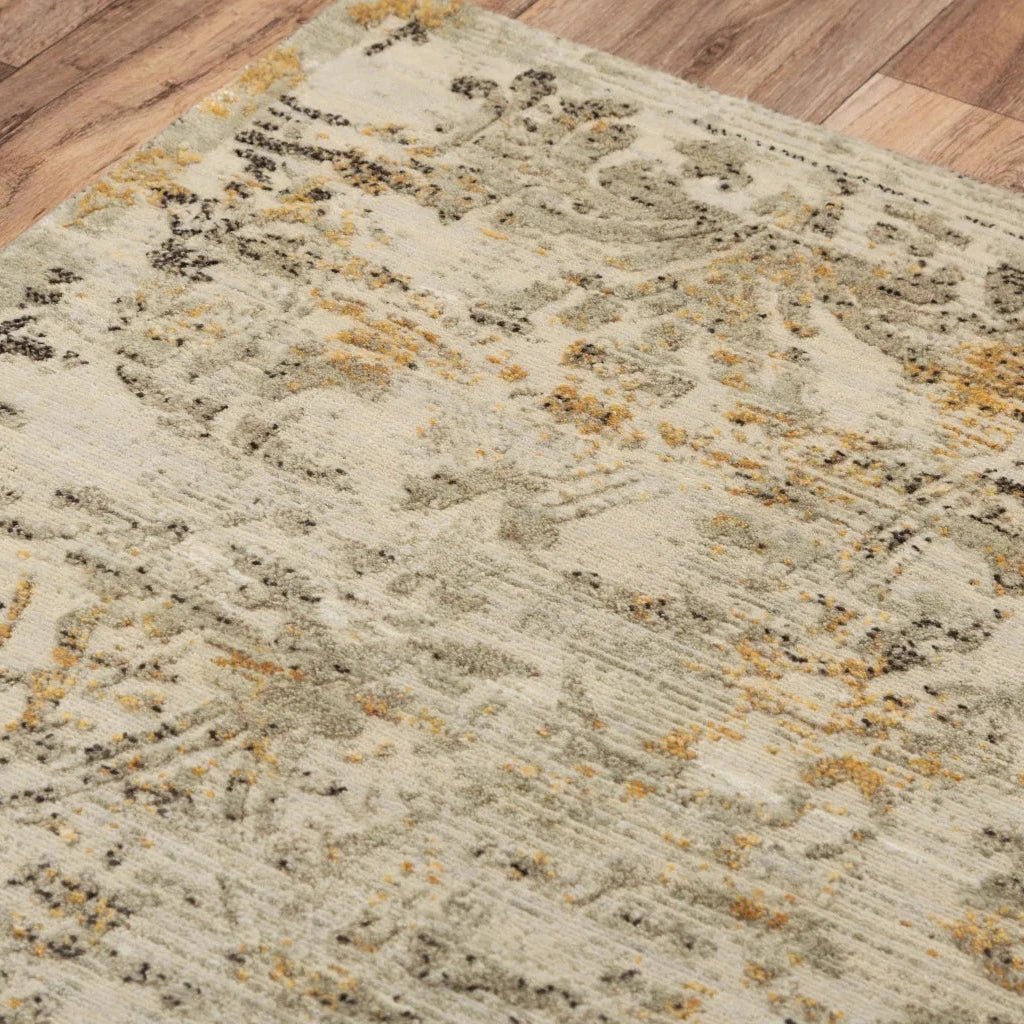 Alna Abstract Beige Large Area Rugs For Living Room - LOOMLAN - LOOMLAN - Area Rugs