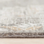 Alon Medallion Light Gray Large Area Rugs - LOOMLAN - LOOMLAN - Area Rugs