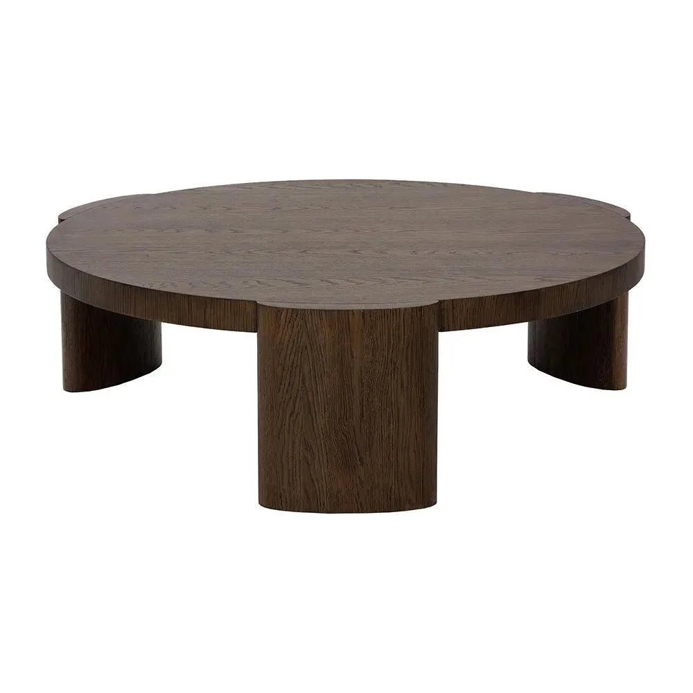 Alouette Wooden Round Coffee Table - LOOMLAN - SUNPAN - Coffee Tables