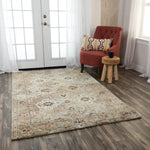 Alpa Medallion Green Large Area Rugs For Living Room - LOOMLAN - LOOMLAN - Area Rugs