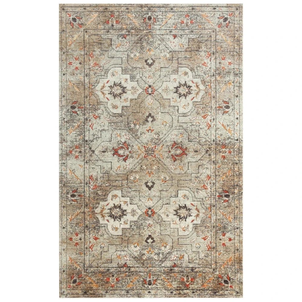 Alpa Medallion Green Large Area Rugs For Living Room - LOOMLAN - LOOMLAN - Area Rugs