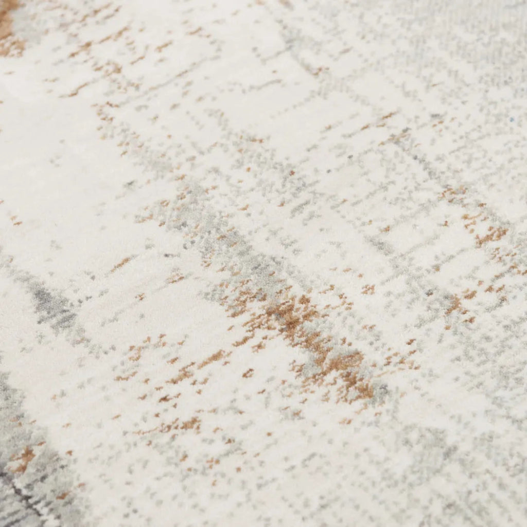 Alya Abstract Gray Large Area Rugs For Living Room - LOOMLAN - LOOMLAN - Area Rugs