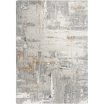 Alya Abstract Gray Large Area Rugs For Living Room - LOOMLAN - LOOMLAN - Area Rugs