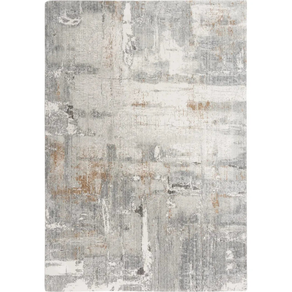 Alya Abstract Gray Large Area Rugs For Living Room - LOOMLAN - LOOMLAN - Area Rugs