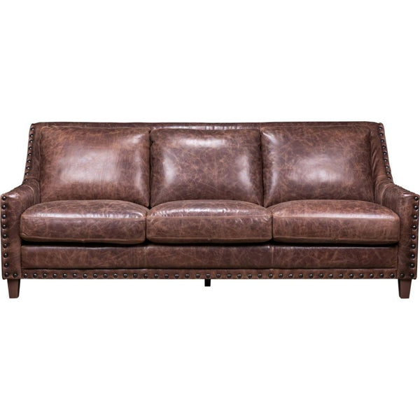 Amalfi Italian Design Leather Sofa - LOOMLAN - Olivia + Quinn - Sofas & Loveseats