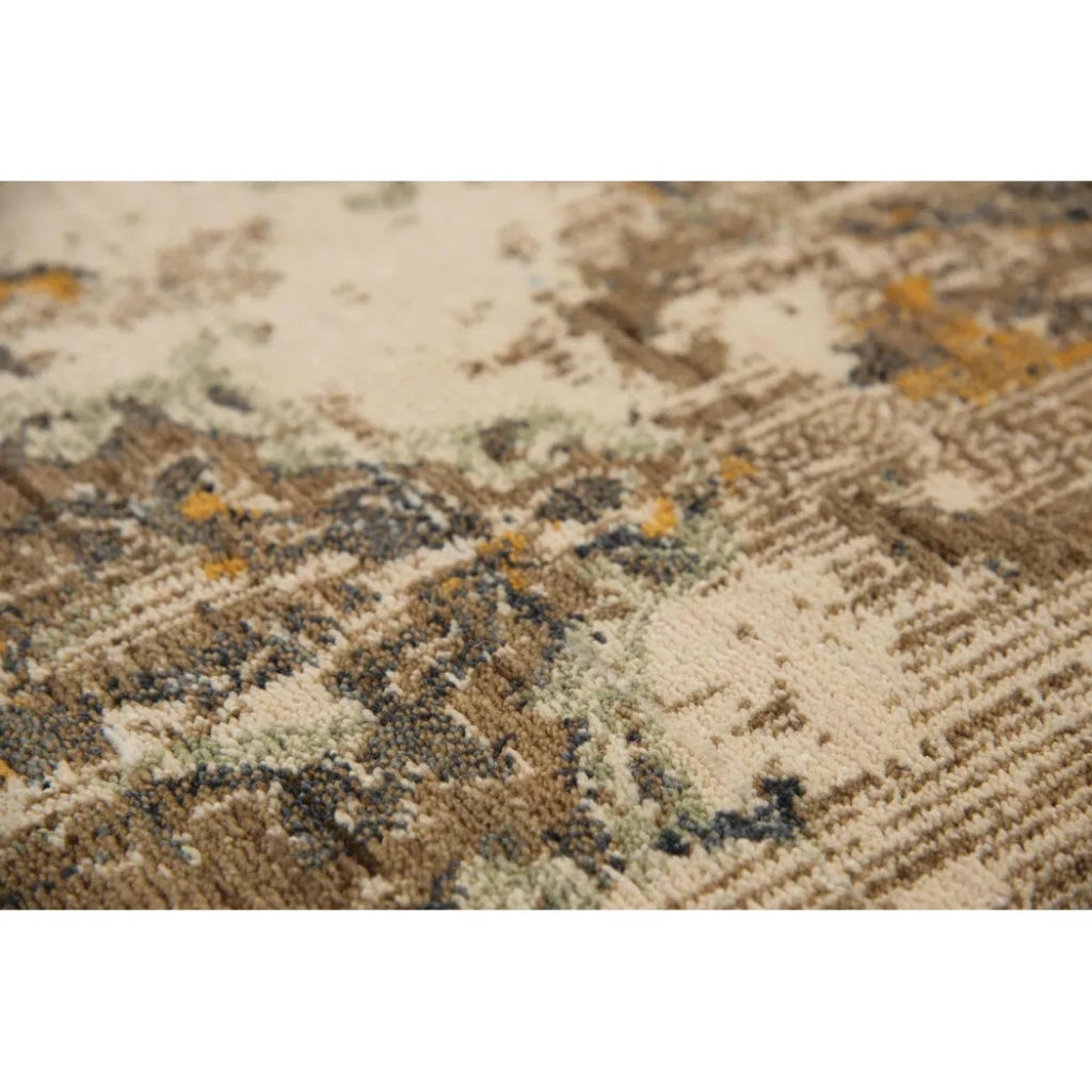 Aman Medallion Beige/ Brown Large Area Rugs - LOOMLAN - LOOMLAN - Area Rugs