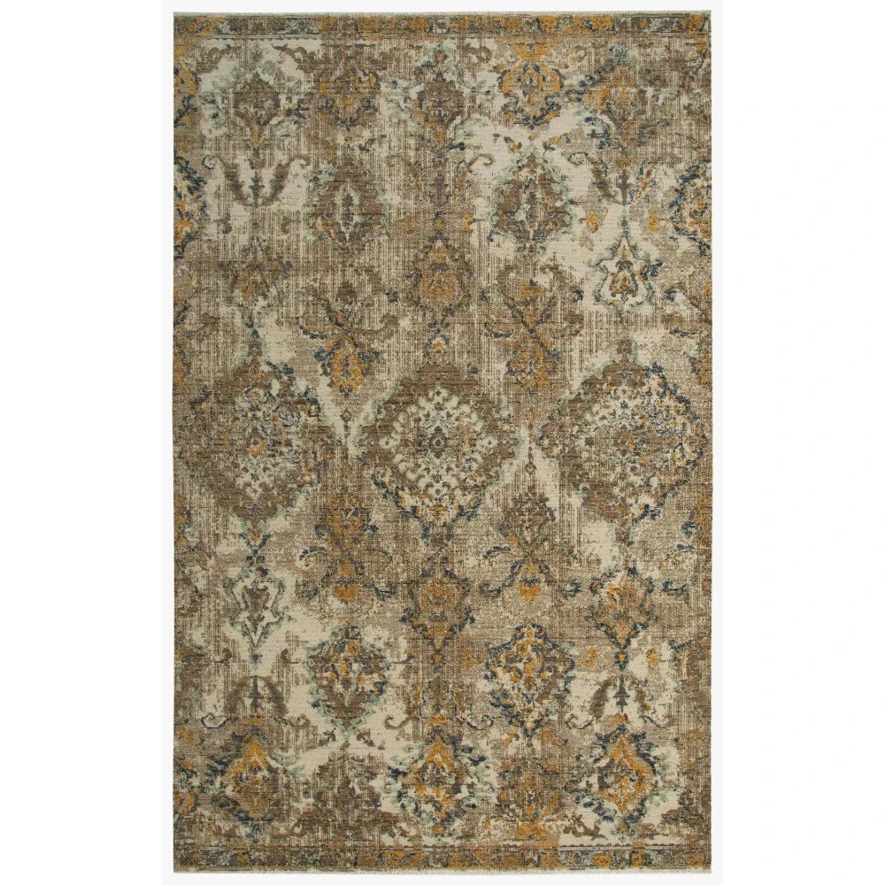 Aman Medallion Beige/ Brown Large Area Rugs - LOOMLAN - LOOMLAN - Area Rugs