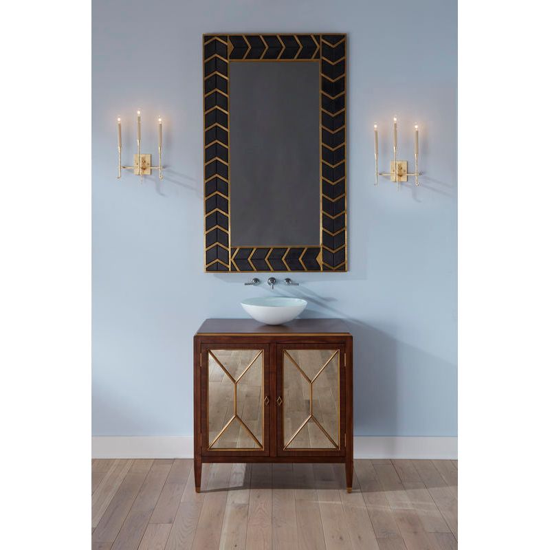 Amanda Wooden Two Door Cabinet - LOOMLAN - Wildwood - Accent Cabinets