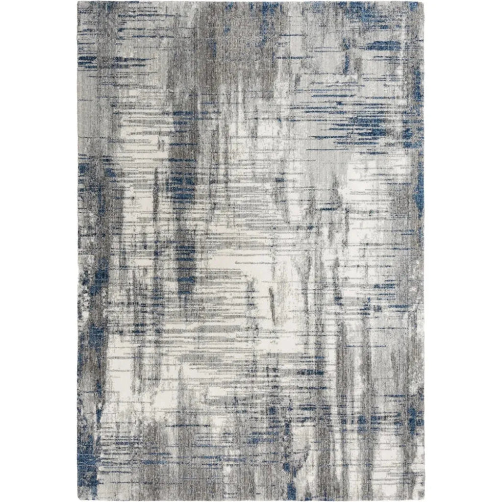 Amay Abstract Gray Large Area Rugs For Living Room - LOOMLAN - LOOMLAN - Area Rugs