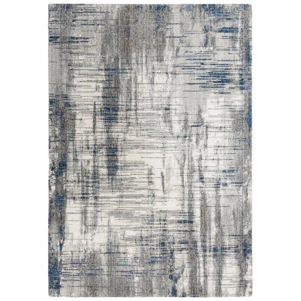 Amay Abstract Gray Large Area Rugs For Living Room - LOOMLAN - LOOMLAN - Area Rugs