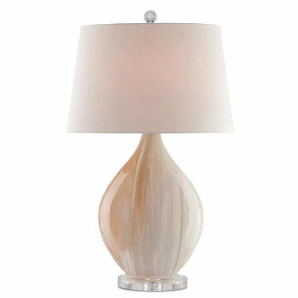 Amber Opal Table Lamp - LOOMLAN - Currey & Co - Table Lamps