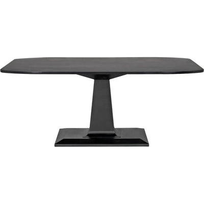 Amboss Black Steel Rectangle Dining Table - LOOMLAN - Noir - Dining Tables