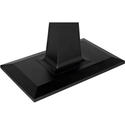 Amboss Black Steel Rectangle Dining Table - LOOMLAN - Noir - Dining Tables