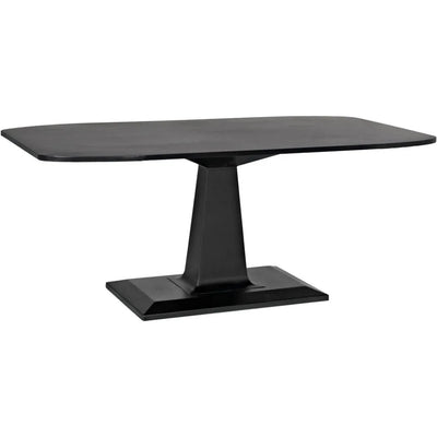 Amboss Black Steel Rectangle Dining Table - LOOMLAN - Noir - Dining Tables