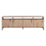 Ambrose Wooden Iron Modular Media Console & Cabinet - LOOMLAN - SUNPAN - TV Stands & Media Centers