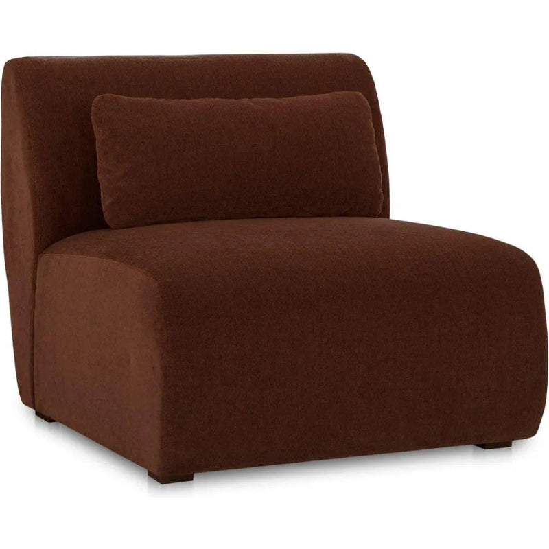 Amelia Performance Fabric Slipper Chair - LOOMLAN - Moe's Home - Modular Sofas