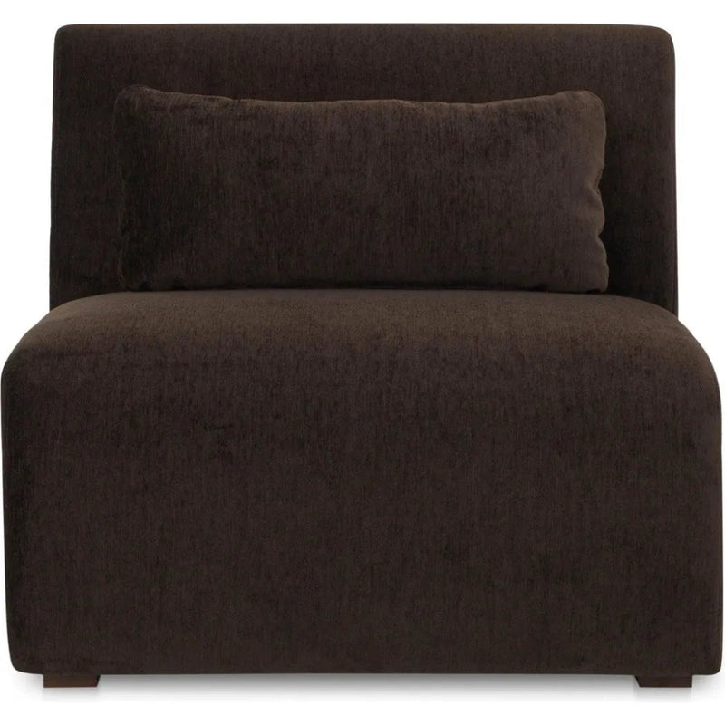 Amelia Performance Fabric Slipper Chair - LOOMLAN - Moe's Home - Modular Sofas