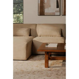 Amelia Performance Fabric Slipper Chair - LOOMLAN - Moe's Home - Modular Sofas