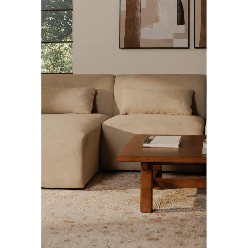 Amelia Performance Fabric Slipper Chair - LOOMLAN - Moe's Home - Modular Sofas