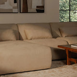 Amelia Performance Fabric Slipper Chair - LOOMLAN - Moe's Home - Modular Sofas