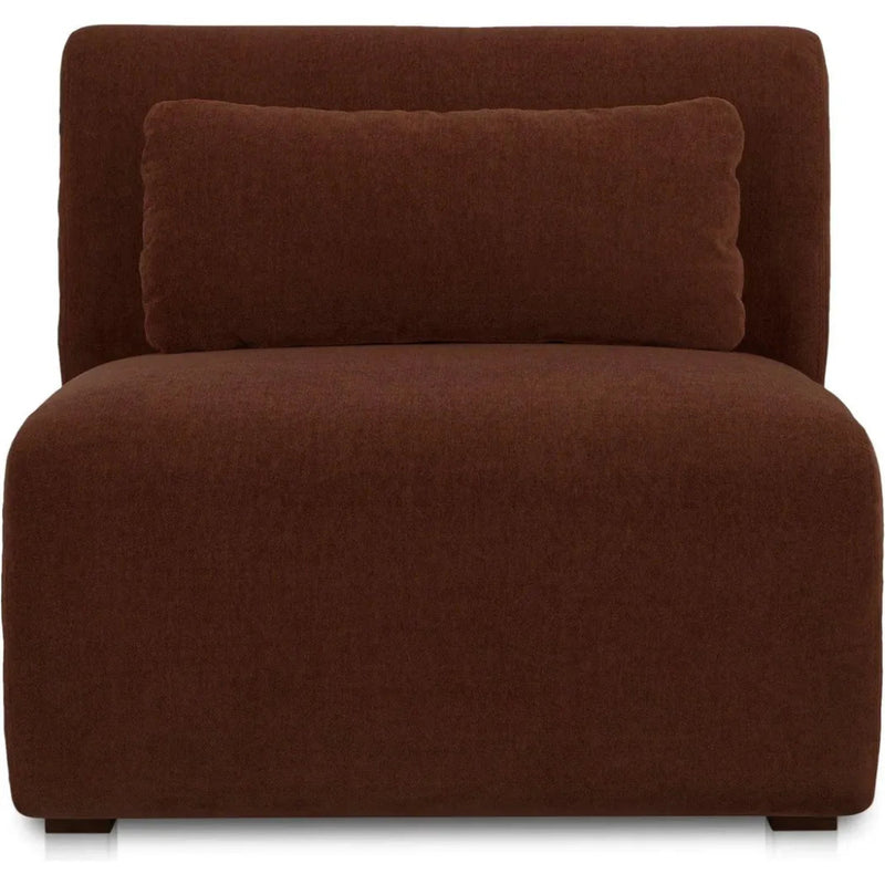 Amelia Performance Fabric Slipper Chair - LOOMLAN - Moe's Home - Modular Sofas
