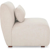 Amelia Performance Fabric Slipper Chair - LOOMLAN - Moe's Home - Modular Sofas
