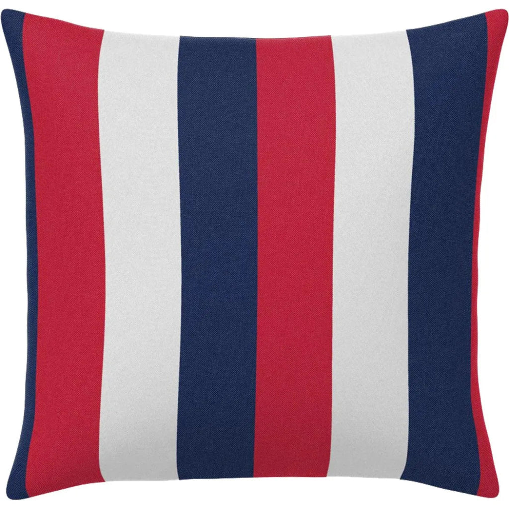 American Stripe Handmade Outdoor Pillow - LOOMLAN - Earnest Collection - Outdoor Pillows