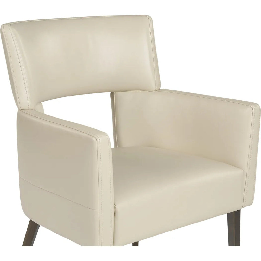 Amerie Leather Dining Armchair - LOOMLAN - SUNPAN - Dining Chairs