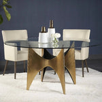 Amerie Leather Dining Armchair - LOOMLAN - SUNPAN - Dining Chairs