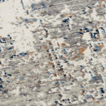 Amin Abstract Gray/ Blue Large Area Rugs - LOOMLAN - LOOMLAN - Area Rugs