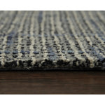 Amna Checkered Blue Area Rugs For Living Room - LOOMLAN - LOOMLAN - Area Rugs