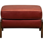 Anastasia Rectangular Leather Ottoman - LOOMLAN - Olivia + Quinn - Ottomans