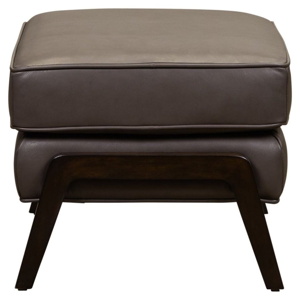 Anastasia Rectangular Leather Ottoman - LOOMLAN - Olivia + Quinn - Ottomans