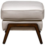 Anastasia Rectangular Leather Ottoman - LOOMLAN - Olivia + Quinn - Ottomans